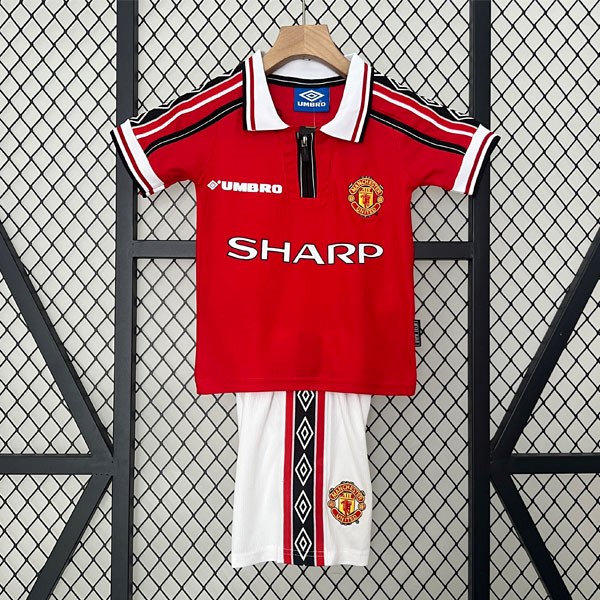 Camiseta Manchester United 1st Retro Niño 1998 1999